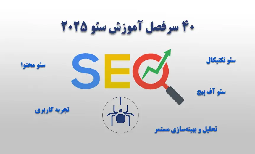 ۴۰ سرفصل کاربردی آموزش سئو ۲۰۲۵