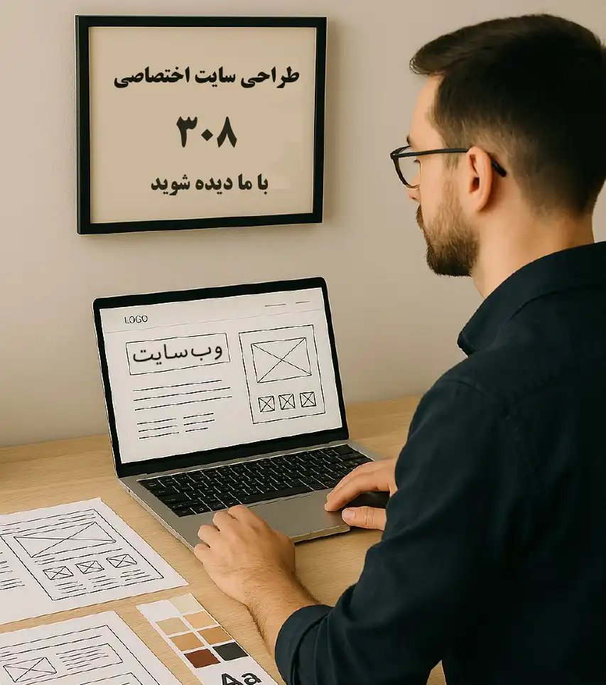 طراحی سایت اختصاصی قابل تنظیم ۳۰۸